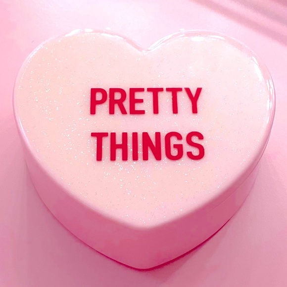 Pink Heart Jewelry Box